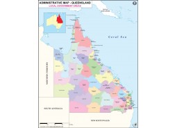 Queensland Local Government Areas Map