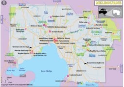 Melbourne City Map - Digital File