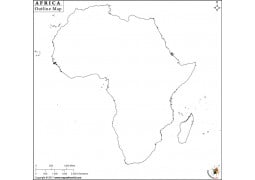Blank Map of Africa - Digital File