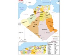 Algeria Political Map - Digital File