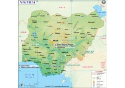 Nigeria Map - Digital File
