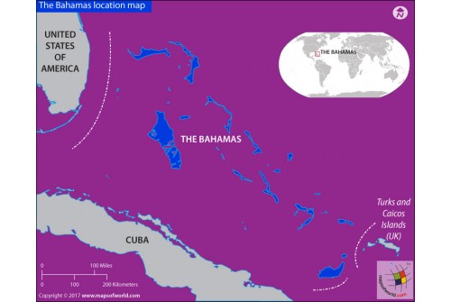 Bahamas Location Map