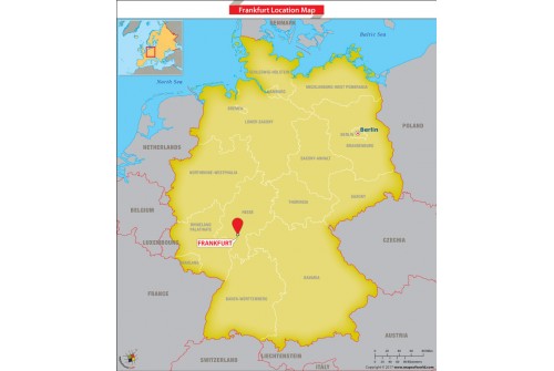 Frankfurt Location Map