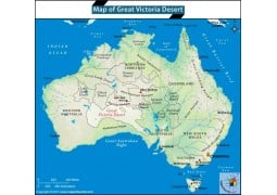 Map of Great Victoria Desert - Digital File