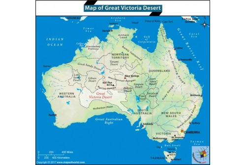 Map of Great Victoria Desert