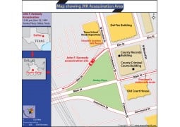 Map Showing JKK Assassination Area - Digital File