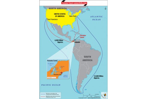 Panama Canal Connectivity Map