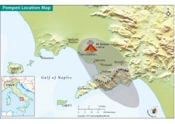 Pompeii Location Map - Digital File