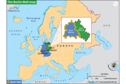 The Berlin Wall Map