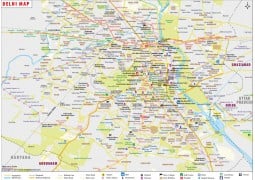 Delhi Map - Digital File