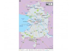 St Petersburg Map - Digital File