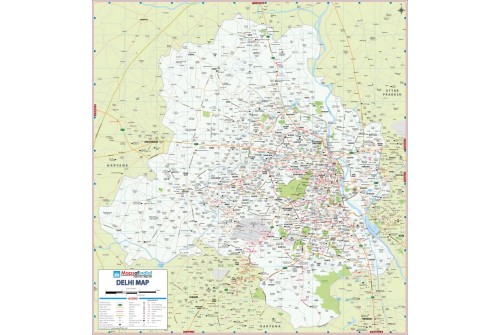 Delhi Large Map