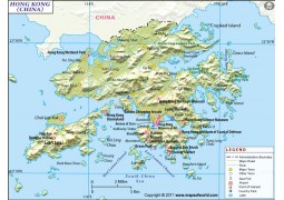 Hong Kong Map - Digital File