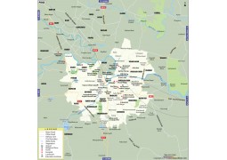 Pune City Map - Digital File