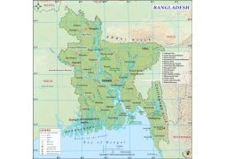 Bangladesh Digital Map - Digital File