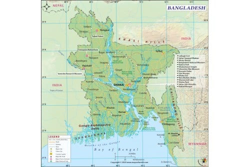 Bangladesh Digital Map