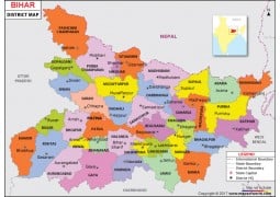 Bihar Map - Digital File