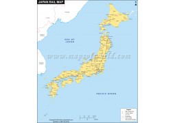 Japan Rail Map - Digital File