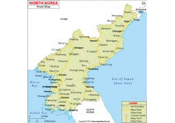 North Korea Road Map - Digital File