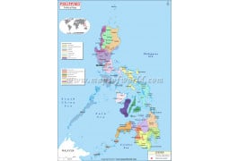 Philippines Political Map - Digital File