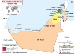 Political Map of UAE