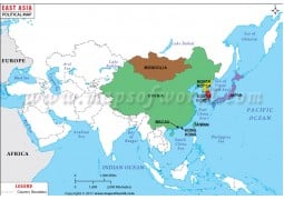 East Asia Map - Digital File