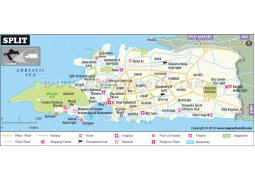 Split City Map - Digital File