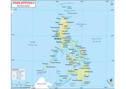 Philippines Road Map - Digital File