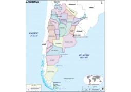 Argentina State Map - Digital File