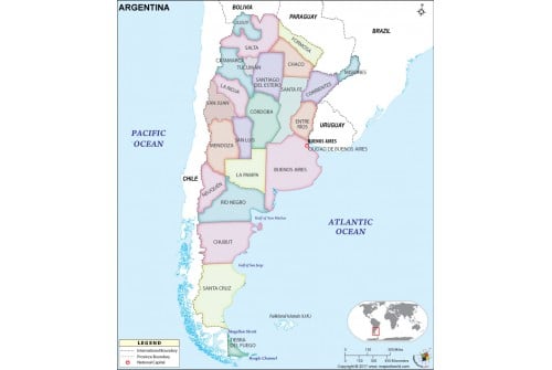 Argentina State Map