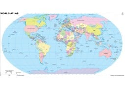 World Atlas Map - Digital File