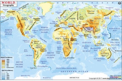 Buy World Geography Map