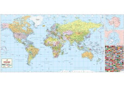 World Large Map - Digital File