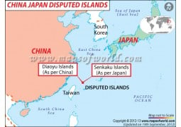 China Japan Disputed Islands - Digital File