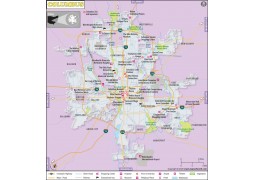 Columbus City Map - Digital File