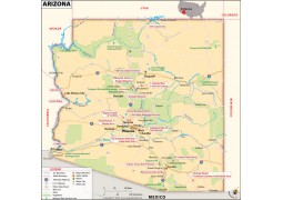 Reference Map of Arizona - Digital File