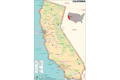 Reference Map of California 