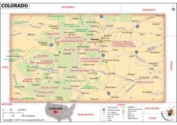 Reference Map of Colorado - Digital File