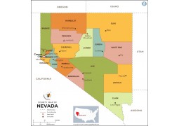 Nevada County Map - Digital File