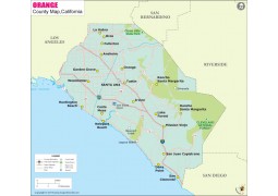 Orange County Map - Digital File