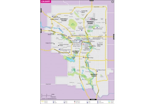 Calgary Map