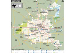 Houston Map - Digital File