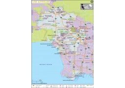 Los Angeles City Map - Digital File