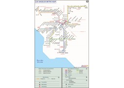 Los Angeles Metro Map - Digital File