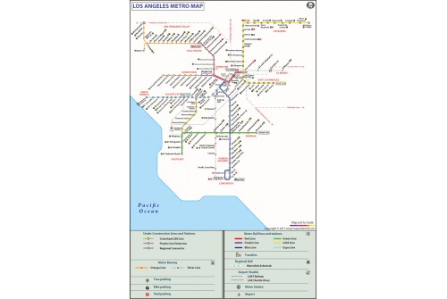 Los Angeles Metro Map