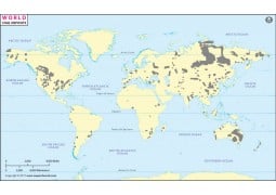 World Coal Deposits Map