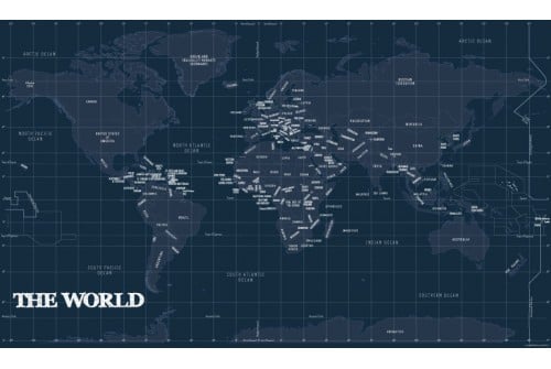World Map Blueprint