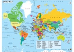 World Political Map - Digital File