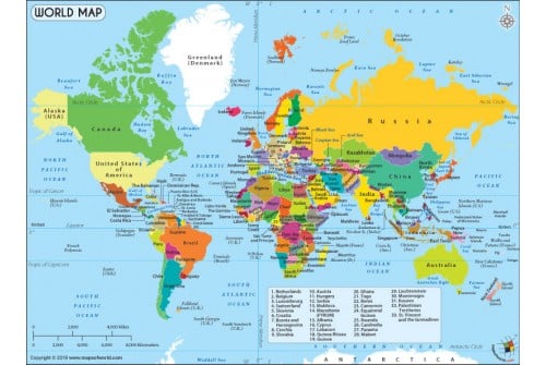 Buy World Political Map