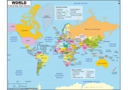 World Map with Countries in Native Names